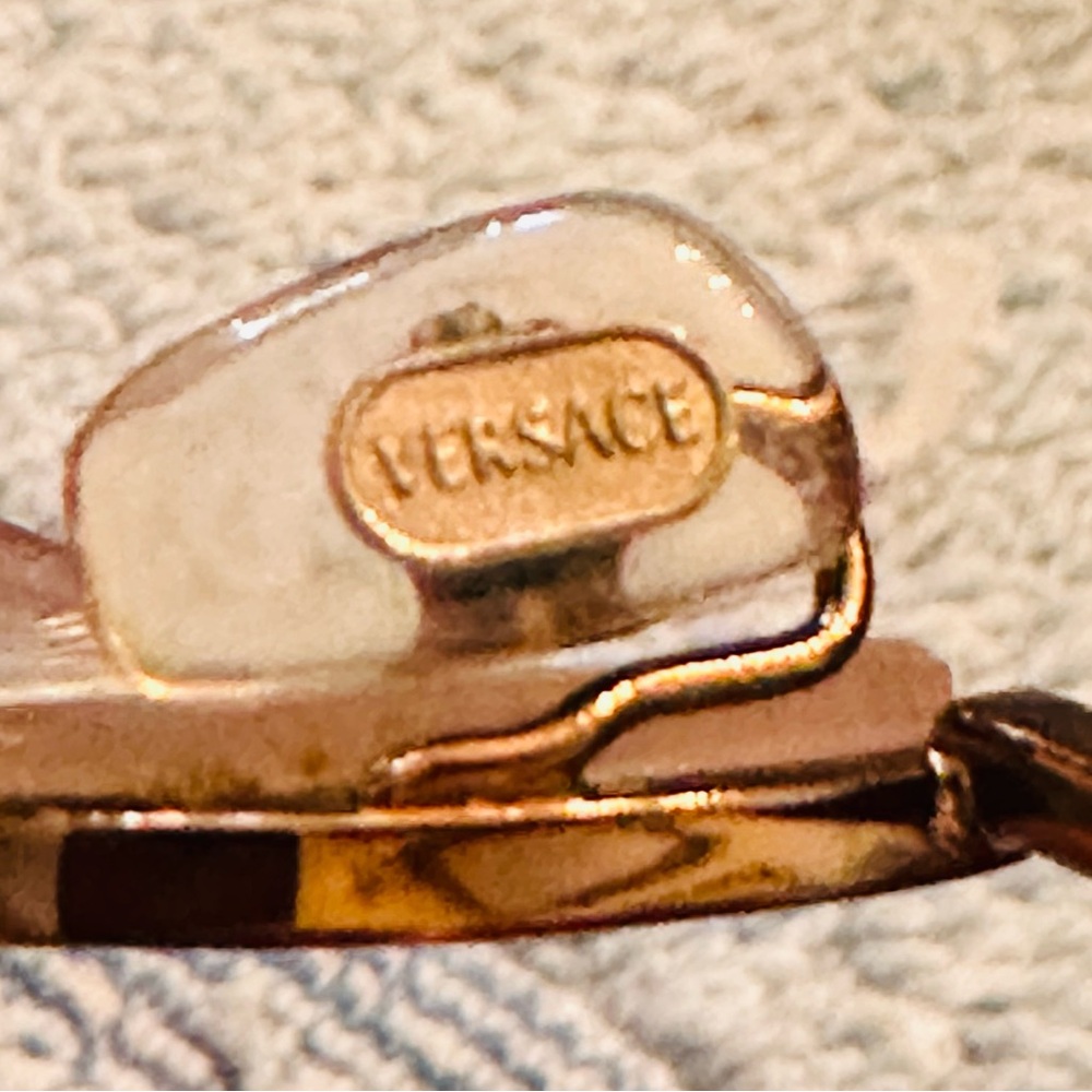 Versace Vintage Tortoiseshell Eyeglass Frame, Genuine, for Restoration - Picture 5 of 10